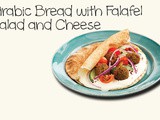 Arabic Bread with Falafel, Salad and Cheese Recipe