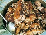 Roast Chicken with Sumac, Onions and Pine Nuts Recipe