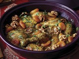 Sweet Chicken Tagine with Apricots and Caramelized Walnuts Recipe