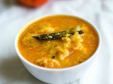 Vada curry recipe - using steamed vada