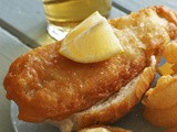 #beer-battered #fish + onion rings