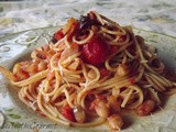 ~ Rustic Tomato Sauce with Roasted Peppers and Cannellini Beans ~