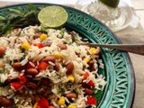 Mexican Rice and Beans Salad