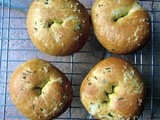Rosemary and Olive Oil Bagels (aka Focaccia Bagels)