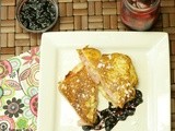 Monte Cristo Sandwiches with Whiskey, Balsamic Blueberry Compote