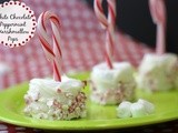 White Chocolate, Peppermint, Marshmallow Pops