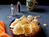 How To Make Sun Dried Potato Chips , Aloo Chips