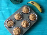 Banana Oatmeal Muffins | Banana Oats Muffins Recipe | Oatmeal Recipes | Banana Muffins with Yogurt