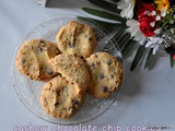 Cashew nut chocolate chip cookies recipe | chocolate chip cashew butter cookies | best cookies recipes