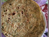 Hariyali Paratha | Cilantro Mint Lacha Paratha | Mint Coriander Leaves Paratha | Pudina Dhaniya Paratha | Quick and Easy Paratha Recipes