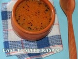 Simple south  indian hot tomato rasam/No dal spicy tomato rasam/indian version of hot tomato soup/step by step pictures