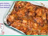 Spicy baked chicken drum stick fry-oven method/hot and spicy chicken drum stick recipes,spicy chicken legs roast in oven