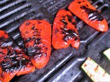 In Praise of Gas Grills…and Roasted Red Peppers
