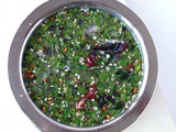 Andhra pachi pulusu recipe /rawtamarind(pachai puli)rasam