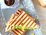 Chutney sandwich recipe indian (grilled)with veggies