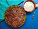 Ragi Dosai | Ragi Dosa| Finger Millet Crepes from South India | How to make Ragi Dosai at home| Stepwise Pictures | Instant Dosa Recipe