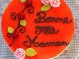 Bavarois Vanille/Framboise Bonne Fête Maman