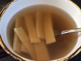 Chicken Broth & Homemade Noodles