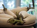 Bitingan Abyad Mahshi (Stuffed White Eggplants)