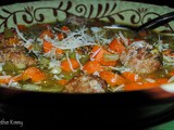 Hearty Italian Turkey Sausage Meatball and Vegetable Soup