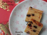 A Great New Year with a Great New Start ~Roselle and Chocolate Chip Layer Cake 新的一年，新气象。天天好天 ~落神巧克力豆千层糕