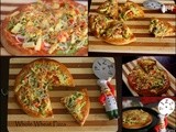 Whole Wheat Pizza (with homemade dough)