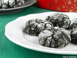Chocolate Crinkle Cookies | Christmas Holiday Cookies