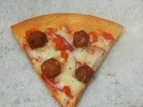 New York Style Pizza Crust and Sauce | Purely Vegetarian Pizza with Mini Koftas Topped | All from Scratch