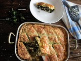 Spanakopita | Greek spinach pie with feta cheese