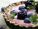 Raw Berry Tarts for Valentine's Day