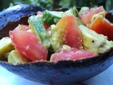 Avocado Cucumber & Tomato Salad