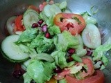 Lettuce-Cucumber-Tomato Salad