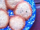 Almond tarragon cookies
