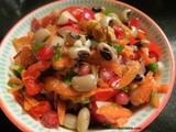 Black eyed Bean Salad with Walnuts, Pomegranates; Borulce Salatasi