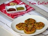 Yam cutlet / suran cutlet | No Onion No Garlic Recipe