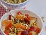 Sprouted Moong Salad-Mung Bean Sprouts Recipes(Indian)
