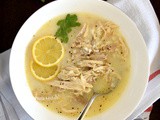 Greek Avgolemono Chicken Soup
