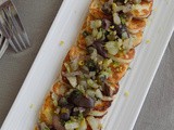 Halloumi with Fennel, Olives and Spearmint