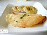 Cheese and Parsley Rice-n-Lentil Dosa Crepes: Southern India’s Versatile Bread