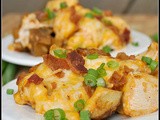 Loaded Baked Potato and Buffalo Chicken Casserole + Weekly Menu