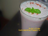 Recipe : Pomegranate Lassi / How to make Pomegranate and Youghurt drink