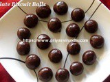 Chocolate Biscuit Balls/No Bake Desserts