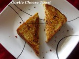 Garlic Cheese Bread Toast Recipe/Garlic Cheese Toast on Tawa with step by step photos