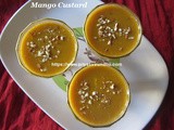 Mango Custard Recipe/Mango Custard/How to make Mango Custard with step by step photos