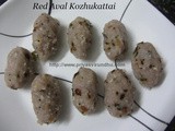 Red Aval Kozhukattai/Poha Kozhukattai/Sigappu Aval Kaara Kozhukattai/Red Aval Spicy Kozhukkatai /Flattened Rice Kozhukattai