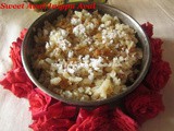 Sweet Aval Recipe/Inippu Aval Recipe/Sweet Aval with Jaggery/Vella Aval/Sweet Poha Recipe with Jaggery/Flattened Rice/Beaten Rice Sweet Recipe