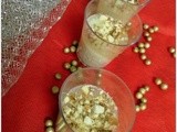 China Grass / Agar Agar Pudding With Almonds And Pistas