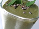 Green Mint Coffee Choco Chip Smoothie