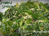 Simple Creamed Spinach (Dairy Free)