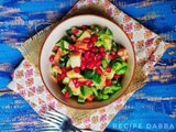 Salad with Vegan Mayonnaise | How to make Salad with Vegan Mayonnaise